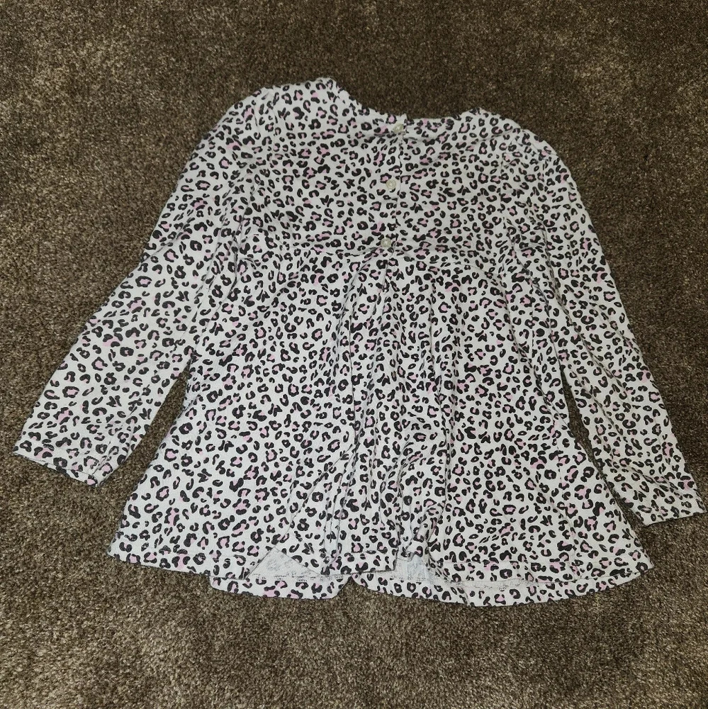 ๐ 3/$10 Kids Headquarters Girl's 6X Cute Long Sleeve Cat Blouse - Picture 8 of 8